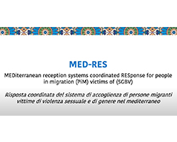 Progetto MED-RES: Risposta Coordinata Del Sistema Di Accoglienza Di Persone Migranti Vittime Di Violenza Sessuale E Di Genere Nel Mediterraneo